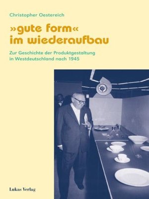 cover image of "Gute Form" im Wiederaufbau